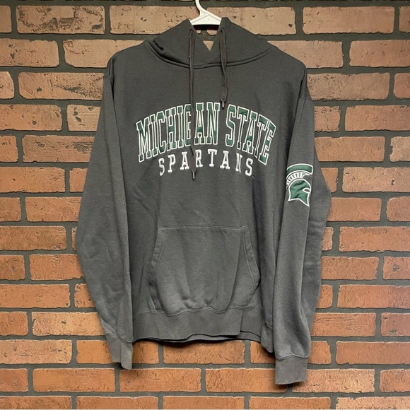 Michigan State Spartans Stadium Athletics Pullover Hoodie Sweatshirt Size Small - Picture 3 of 7